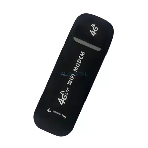 Hordozható USB modem/USB Stick (150Mbps, 2.4GHz, 4G LTE) FEKETE