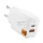 SPIGEN ESSENTIAL EE202EU hálózati töltő USB+Type-C aljzat (20W, gyorstöltő) FEHÉR