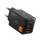 SPIGEN ESSENTIAL EE473EU hálózati töltő USB+2 Type-C aljzat (47W, PD gyorstöltő 3.0) FEKETE