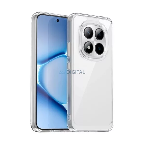 Szilikon telefonvédő (ütésállóság, átlátszó hátlap) ÁTLÁTSZÓ Xiaomi Redmi Note 15 Pro Plus 5G