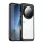 Szilikon telefonvédő (ütésállóság, átlátszó hátlap) FEKETE Honor Magic 8 Pro