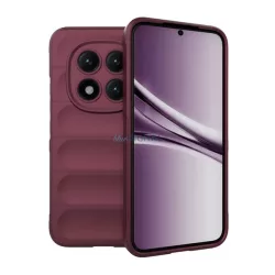   Szilikon telefonvédő (ütésállóság, kameravédő, 3D) BORDÓ Xiaomi Redmi Note 15 Pro Plus 5G