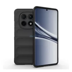  Szilikon telefonvédő (ütésállóság, kameravédő, 3D) FEKETE Xiaomi Redmi Note 15 5G