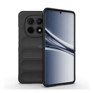 Szilikon telefonvédő (ütésállóság, kameravédő, 3D) FEKETE Xiaomi Redmi Note 15 5G