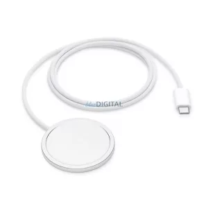 APPLE MagSafe töltő (Type-C, gyorstöltő, wireless, MagSafe, 100cm, MGD74ZM/A utód) FEHÉR Apple iPhone 17, iPhone 17 Pro, iPhone 17 Pro Max
