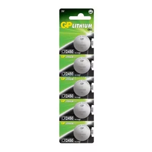 GP gombelem (CR2450, 3V, lítium) 5db/csomag