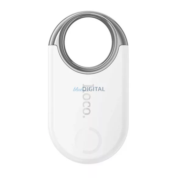 HOCO E98A bluetooth nyomkövető (kulcstartóra, táskára, valós idejű nyomkövetés, Android kompatibilis) FEHÉR