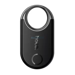   HOCO E98A bluetooth nyomkövető (kulcstartóra, táskára, valós idejű nyomkövetés, Android kompatibilis) FEKETE