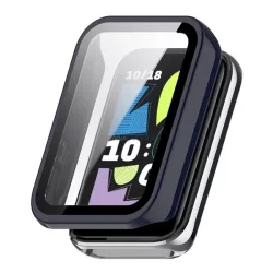   Műanyag keret (BUMPER, ütésállóság + kijelzővédő üveg) SÖTÉTKÉK Honor Band 10