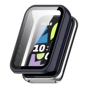 Műanyag keret (BUMPER, ütésállóság + kijelzővédő üveg) SÖTÉTKÉK Honor Band 10