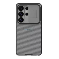   NILLKIN CAMSHIELD PRO szilikon telefonvédő (ütésállóság, kameravédő, csíkos) ÁTLÁTSZÓ/FEKETE Samsung Galaxy S26 Ultra (SM-S948)