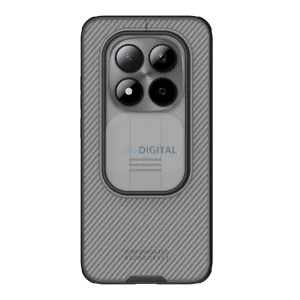 NILLKIN CAMSHIELD PRO szilikon telefonvédő (ütésállóság, kameravédő, csíkos) ÁTLÁTSZÓ/FEKETE Xiaomi Redmi Note 15 Pro 5G
