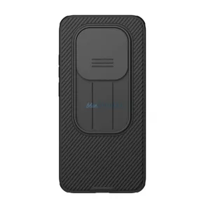 NILLKIN CAMSHIELD PRO szilikon telefonvédő (ütésállóság, kameravédő, csíkos) FEKETE Xiaomi Redmi Note 15 Pro 5G