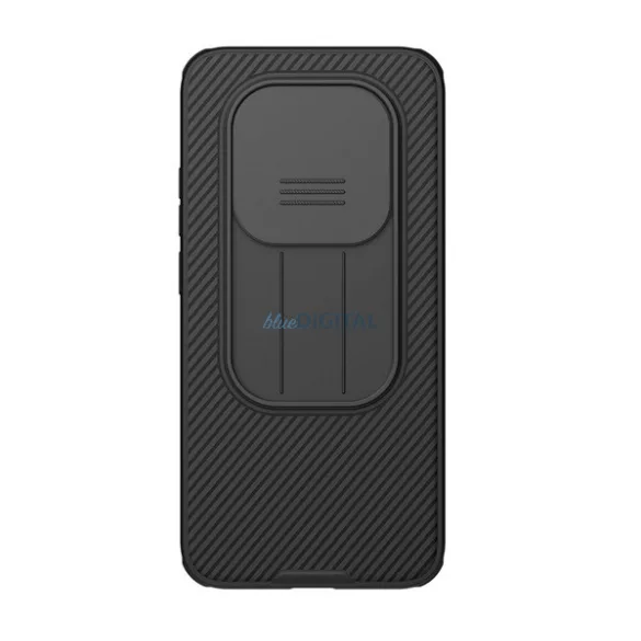 NILLKIN CAMSHIELD PRO szilikon telefonvédő (ütésállóság, kameravédő, csíkos) FEKETE Xiaomi Redmi Note 15 Pro 5G