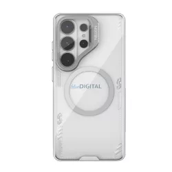   NILLKIN ICEBLADE PROP MAGNETIC szilikon telefonvédő (ütésállóság, kameravédő, kitámasztó, MagSafe) VILÁGOSSZÜRKE Samsung Galaxy S26 Ultra (SM-S948)