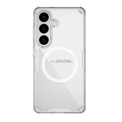   NILLKIN NATURE PRO MAGNETIC műanyag telefonvédő (ütésállóság, légpárnás sarok, MagSafe) ÁTLÁTSZÓ Samsung Galaxy S26 (SM-S942)