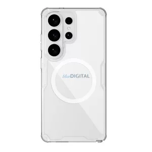 NILLKIN NATURE PRO MAGNETIC műanyag telefonvédő (ütésállóság, légpárnás sarok, MagSafe) ÁTLÁTSZÓ Samsung Galaxy S26 Ultra (SM-S948)