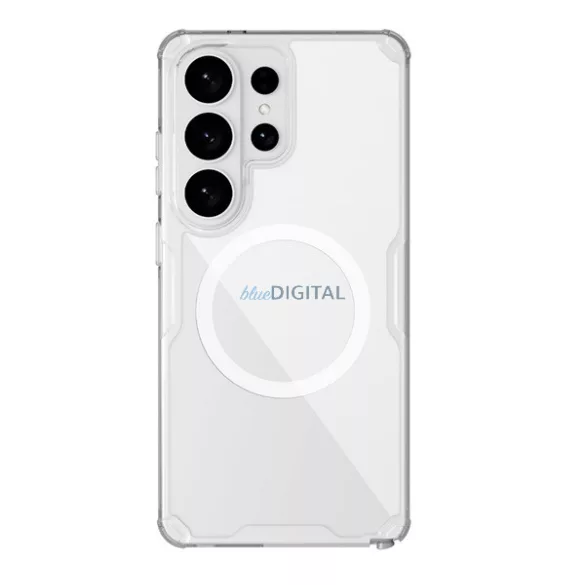 NILLKIN NATURE PRO MAGNETIC műanyag telefonvédő (ütésállóság, légpárnás sarok, MagSafe) ÁTLÁTSZÓ Samsung Galaxy S26 Ultra (SM-S948)
