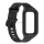 Pótszíj (egyedi méret, szilikon, ütésállóság + szilikon keret) FEKETE Honor Band 9, Band 10