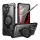 SUPCASE UNICORN BEETLE GRIP MAG defender műanyag telefonvédő (erős ütésállóság, kitámasztó, Magsafe) FEKETE Samsung Galaxy S26 Ultra (SM-S948)
