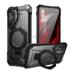   SUPCASE UNICORN BEETLE GRIP MAG defender műanyag telefonvédő (erős ütésállóság, kitámasztó, Magsafe) FEKETE Samsung Galaxy S26 (SM-S942)