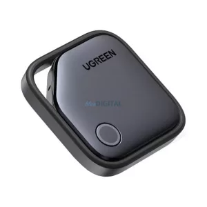 UGREEN CM829 bluetooth nyomkövető (kulcstartóra, valós idejű nyomkövetés, Android kompatibilis, Type-C) SÖTÉTSZÜRKE