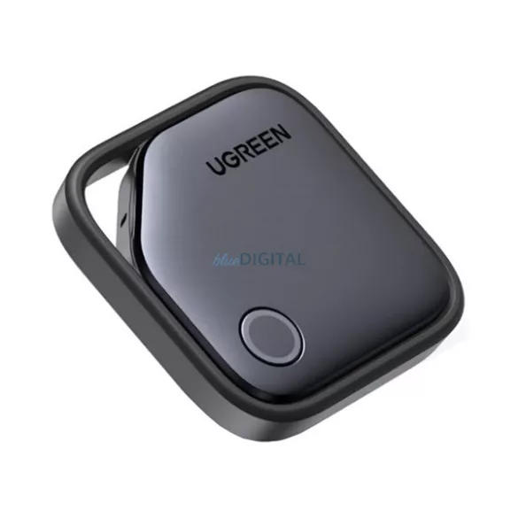 UGREEN CM829 bluetooth nyomkövető (kulcstartóra, valós idejű nyomkövetés, Android kompatibilis, Type-C) SÖTÉTSZÜRKE