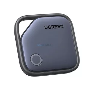 UGREEN CM919 bluetooth nyomkövető (kulcstartóra, táskára, valós idejű nyomkövetés, iOS kompatibilis, Type-C) SÖTÉTSZÜRKE