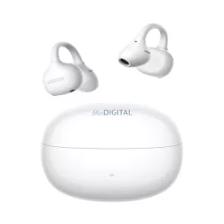   UGREEN WS218 CLIPBUDS bluetooth fülhallgató SZTEREO (v6.0, TWS, aktív zajszűrő, fülre akasztható, IPX4 + töltőtok) FEHÉR