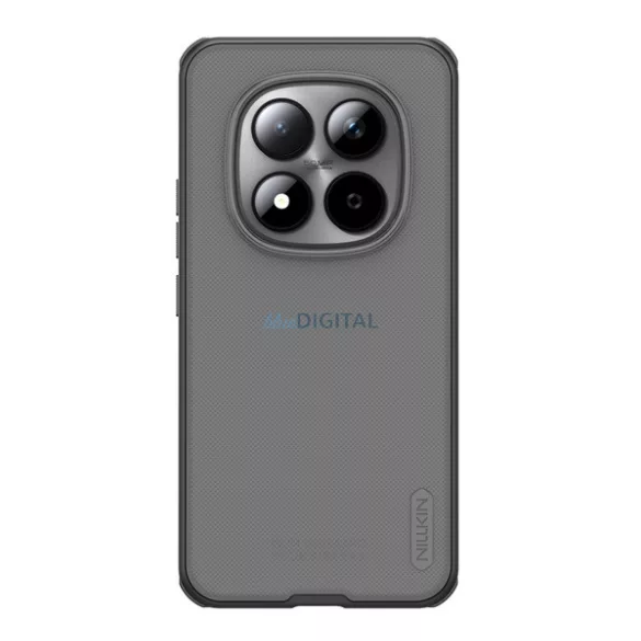NILLKIN SUPER FROSTED PRO műanyag telefonvédő (ütésállóság, gumírozott, érdes felület) ÁTLÁTSZÓ/FEKETE Xiaomi Redmi Note 15 Pro Plus 5G