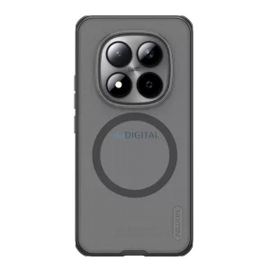 NILLKIN SUPER FROSTED PRO MAGNETIC műanyag telefonvédő (mágneses, ütésállóság, gumírozott) ÁTLÁTSZÓ/FEKETE Xiaomi Redmi Note 15 Pro Plus 5G