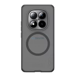   NILLKIN SUPER FROSTED PRO MAGNETIC műanyag telefonvédő (mágneses, ütésállóság, gumírozott) ÁTLÁTSZÓ/FEKETE Xiaomi Redmi Note 15 Pro 5G