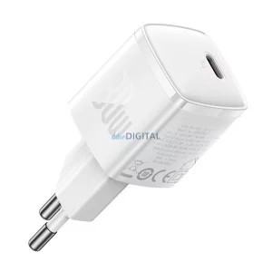 BASEUS CUBE PRO hálózati töltő Type-C aljzat (30W, GaN5, PD gyorstöltő) FEHÉR