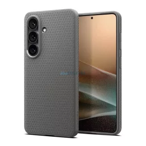 SPIGEN LIQUID AIR szilikon telefonvédő (ütésállóság, légpárnás sarok, rombusz) SÖTÉTSZÜRKE Samsung Galaxy S26 Plus (SM-S947)