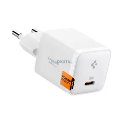   SPIGEN ESSENTIAL EE301EU hálózati töltő Type-C aljzat (30W, PD gyorstöltő 3.0) FEHÉR