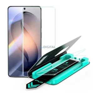 ESR ARMORITE képernyővédő üveg 2db (2.5D, 9H, EXTRA erős + segédkeret) ÁTLÁTSZÓ Samsung Galaxy S26 Ultra (SM-S948)