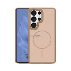   Szilikon telefonvédő (műanyag hátlap, ütésállóság, légpárnás sarok, kameravédő, MagSafe) BARNA Samsung Galaxy S25 Ultra (SM-S938)
