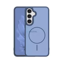   Szilikon telefonvédő (műanyag hátlap, ütésállóság, légpárnás sarok, kameravédő, MagSafe) SÖTÉTKÉK Samsung Galaxy S26 (SM-S942)