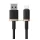 BASEUS DURA adatkábel (USB - lightning, 12W, gyorstöltő, törésgátló, cipőfűző, 100cm) ARANY/FEKETE Apple IPAD (4th Generation), IPAD Air 2, IPAD Pro 9.7