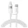 BASEUS DISPLAY II adatkábel (Type-C - lightning, 20W, gyorstöltő, cipőfűző, LED kijelző, 100cm) FEHÉR Apple IPAD (4th Generation), IPAD Air 2, IPAD Pro 9.7