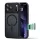 ESR CLASSIC HYBRID szilikon telefonvédő (ütésállóság, légpárnás sarok, MagSafe) FEKETE Apple iPhone 17 Pro