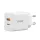 BASEUS CUBE hálózati töltő USB+Type-C aljzat (30W, GaN, PD gyorstöltő 3.0) FEHÉR