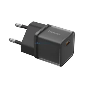 BASEUS GaN5S hálózati töltő Type-C aljzat (30W, PD gyorstöltő 3.0, GaN5S) FEKETE