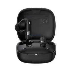   BASEUS BOWIE E20 bluetooth fülhallgató SZTEREO (v5.3, TWS, mikrofon, zajszűrő, IPX5 + töltőtok) FEKETE
