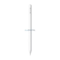   BASEUS SMOOTH WRITING 2 érintő ceruza (aktív, kapacitív, Type-C, mágneses, távirányító, Apple Pencil kompatibilis) FEHÉR Apple IPAD, IPAD 2, IPAD (3rd Generation)