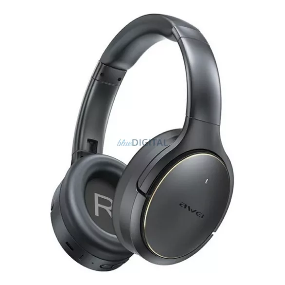 AWEI AT20 bluetooth fejhallgató SZTEREO (v6.0, mikrofon, aktív zajszűrő, összehajtható) FEKETE