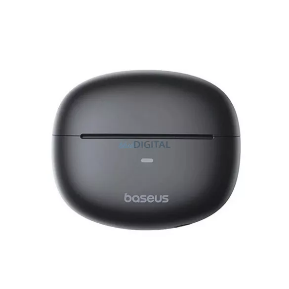 BASEUS BOWIE MC1 bluetooth fülhallgató SZTEREO (v5.4, TWS, zajszűrő, fülre akasztható, IP57 + töltőtok) FEKETE