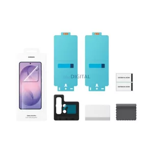 SAMSUNG képernyővédő fólia 2db (tükröződésmentes, törlőkendő + segédkeret) ÁTLÁTSZÓ Samsung Galaxy S26 Ultra (SM-S948)