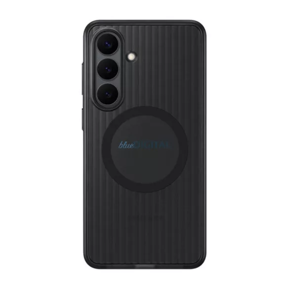 SAMSUNG műanyag telefonvédő (dupla rétegű, gumírozott) FEKETE Samsung Galaxy S26 Plus (SM-S947)