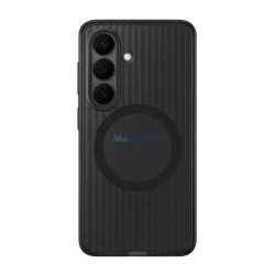   SAMSUNG műanyag telefonvédő (dupla rétegű, gumírozott) FEKETE Samsung Galaxy S26 (SM-S942)